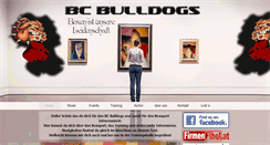 Desktop Screenshot of bc-bulldogs.at