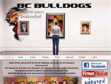 Tablet Screenshot of bc-bulldogs.at